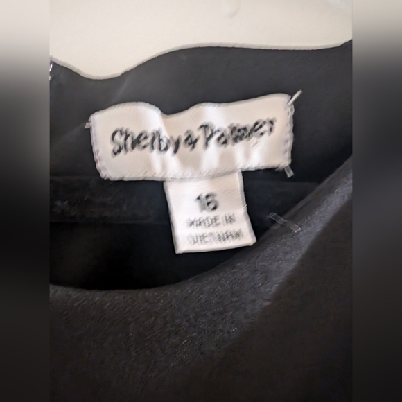 Shelby & Palmer Black Sheath Dress with Bell Sleeves - Picture 3 of 8